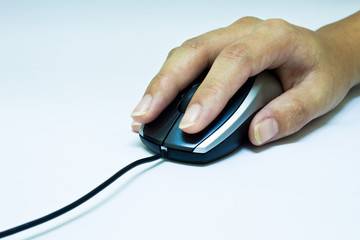 mouse and white background