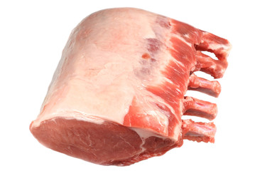 Fresh raw pork rib