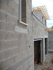 maisons en construction