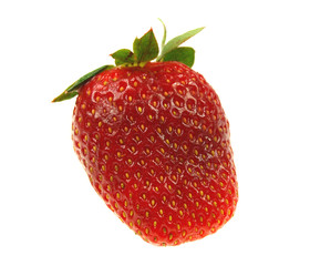 Strawberry on white background