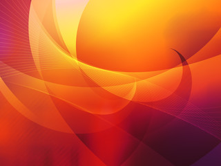 abstract composition red