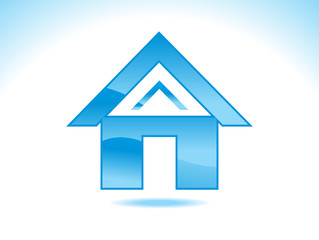 abstract shiny home icon