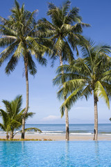 Fototapeta na wymiar Beach on a sunny day.Thailand .