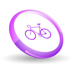 Fototapeta premium Bicycle. Vector icon.