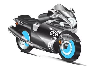 Papier Peint photo Lavable Moto moto