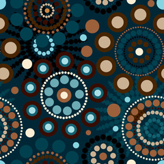 Flower circles pattern