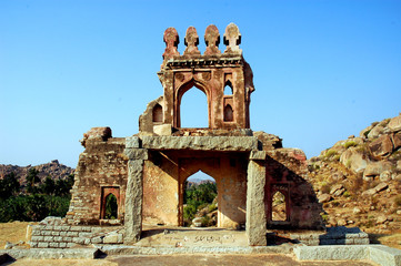 Naklejka premium Hampi, Karnataka - Indie