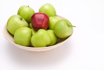 Apples in bowl