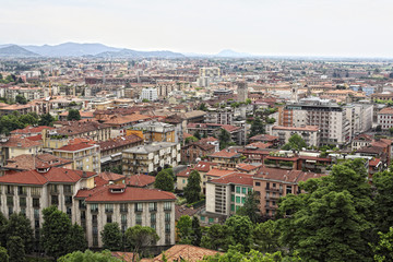 Fototapeta na wymiar Bergamo urbanscape