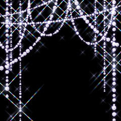 ダイヤモンドのシャンデリア