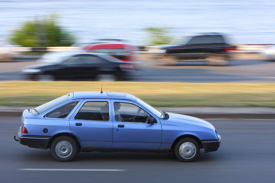 Fast Car On The Road