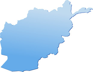 Carte de l'Afghanistan (détouré)