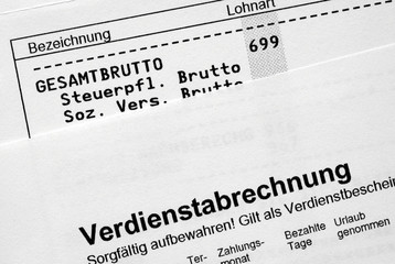 Verdienstabrechnung