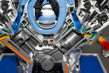 automobile cylinder block