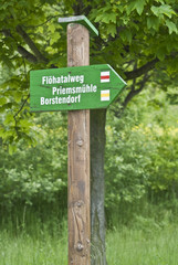 Wegweiser Wanderweg