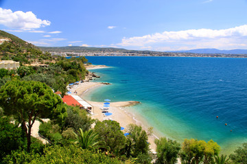 Fototapeta premium Beautiful sea coast in Greece