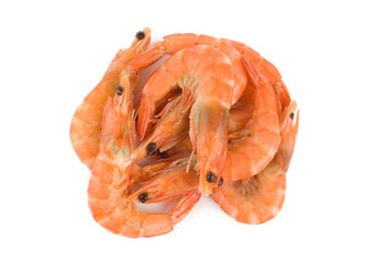 Boiled shrimps