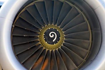 Triebwerk eines Flugzeuges