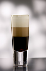 Layered coffee long drink