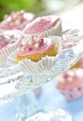 süßes muffin arrangement