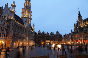 Fototapeta premium Grande Place Groote Markt Brussels Belgium Europe