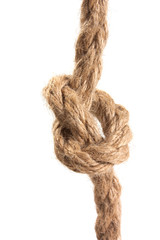 knot tied by a rope