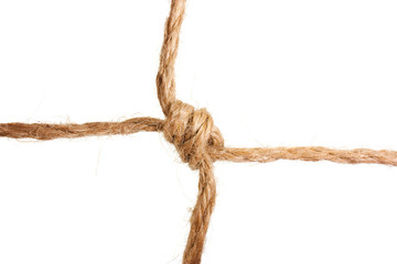 knot tied by a rope
