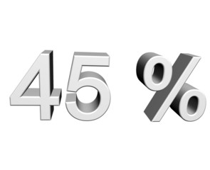 45 Prozent