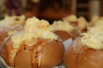 Pan quemados typical scones from Valencia Spain