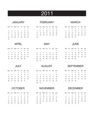2011 calendar