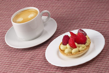 Espresso and tart