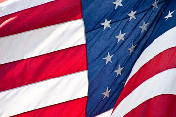 American Flag Close