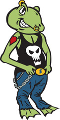 Punk Rock Frog, can be used for anything.