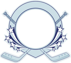 Fototapeta premium Hockey banner.