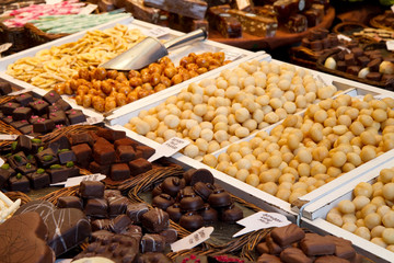Collection of truffle chocolate