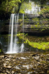 Russell Falls In Mount Field National Park, Tasmania, Australia