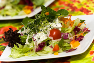 Fresh,big italian summer salad