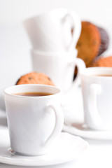 two cups of coffee