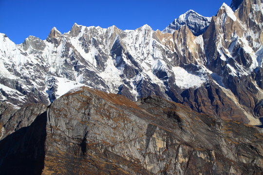 Himalaya and Blue Sky