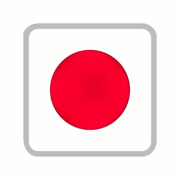 animation bouton drapeau japon