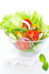 tomato and cucumber salad