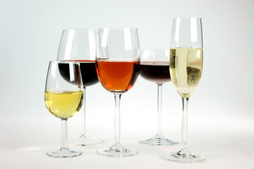 bicchieri di vino pregiati