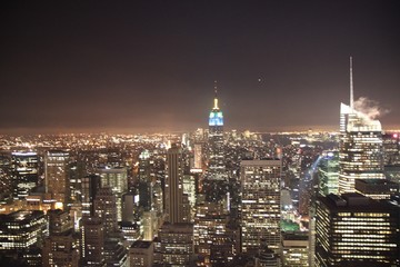 Fototapeta na wymiar New York w nocy