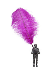 Pen is mightier than the sword