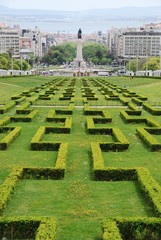 Eduardo VII park in Lisbon