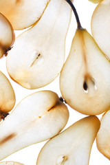 background with fresh pears © Maksim Shebeko