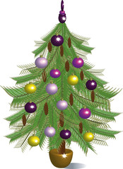 Christmas ,New Year fir-tree