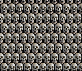Background with skulls.