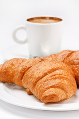 coffee and croissant