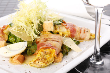 tasty warm salad
